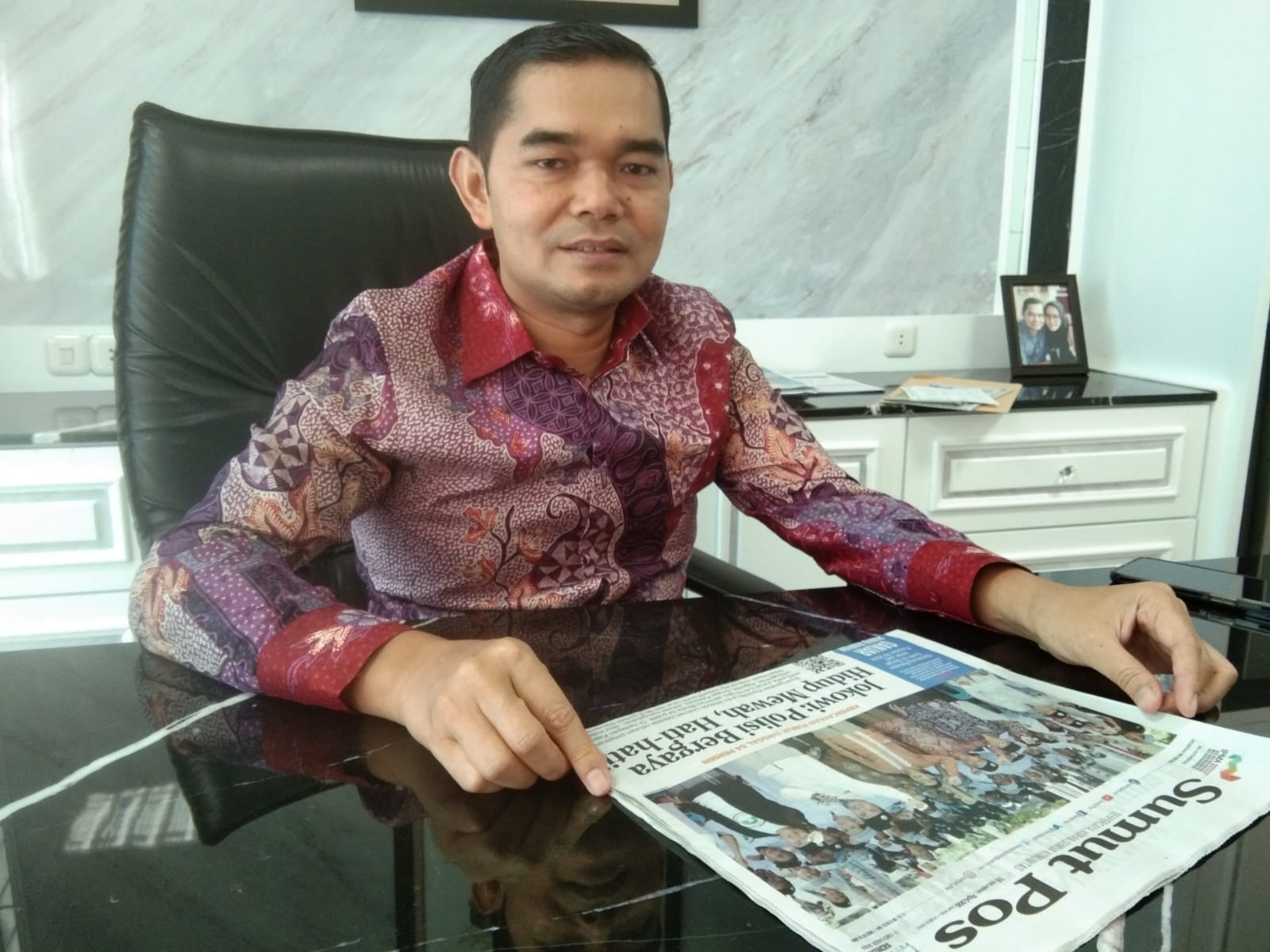 Ketua DPC Partai Gerindra Kota Medan, H. Ihwan Ritonga.