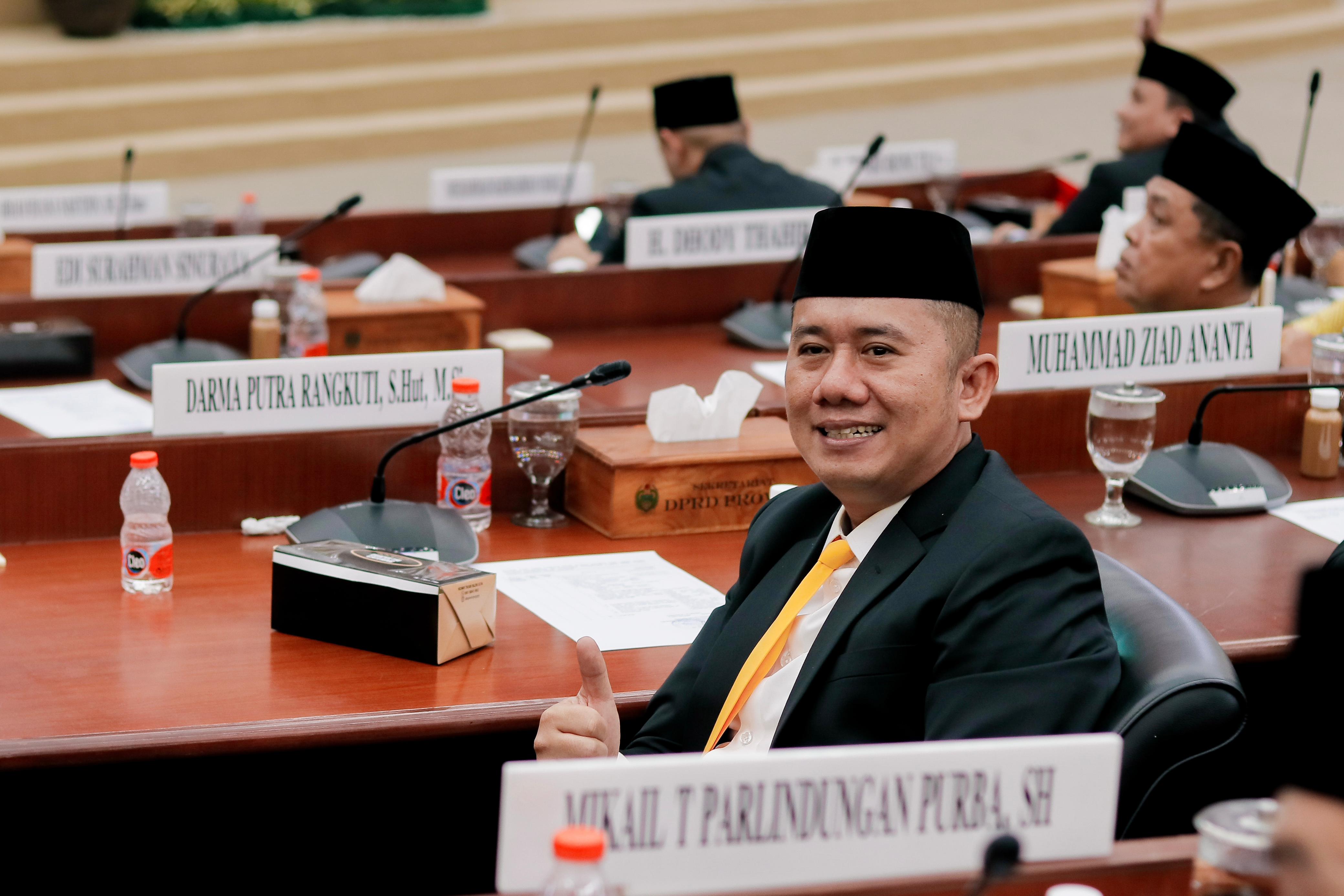 Dilantik jadi Anggota DPRD Sumut, Darma Putra Rangkuti Optimis Majukan ...