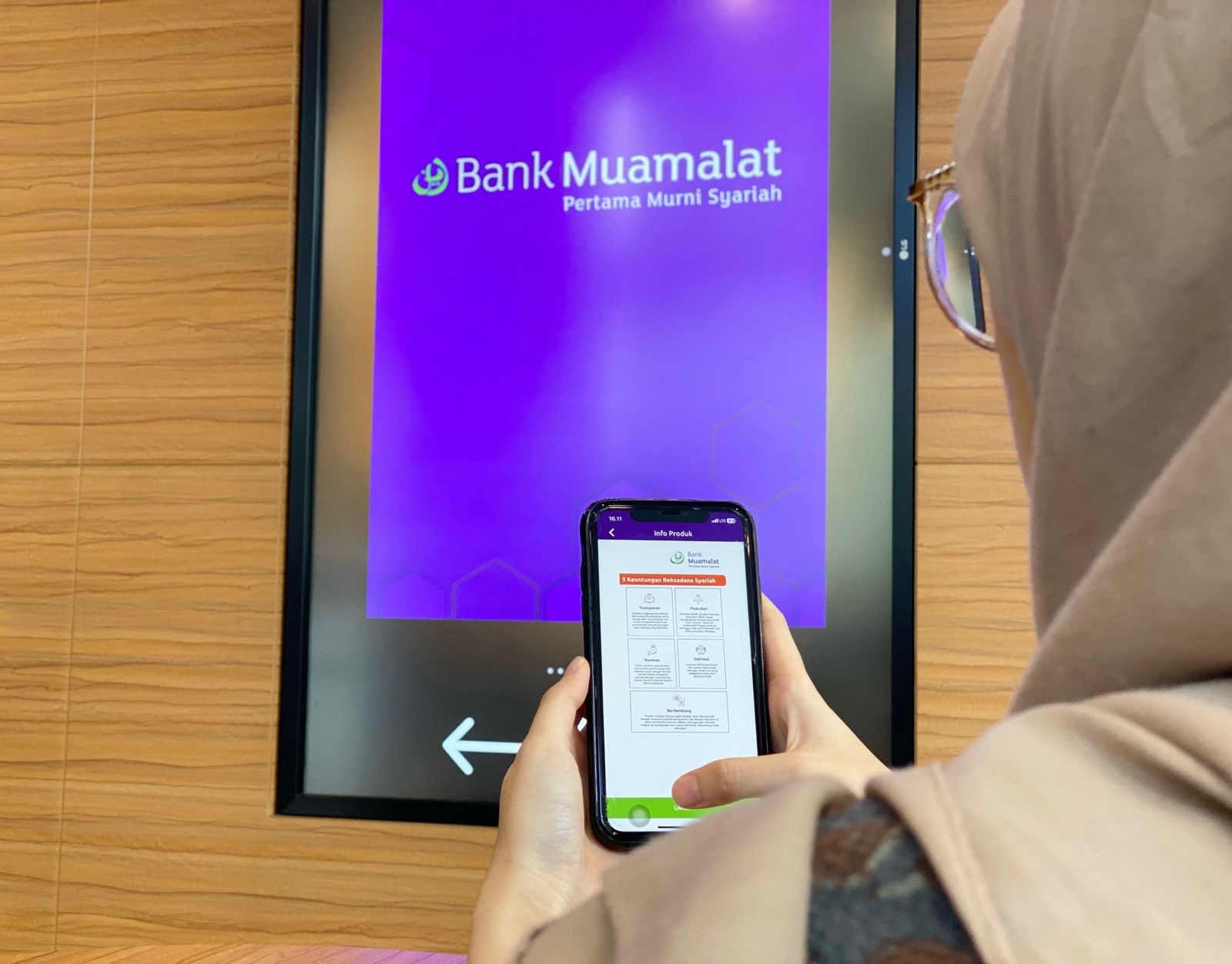 Pembelian produk investasi reksa dana melalui Muamalat DIN.