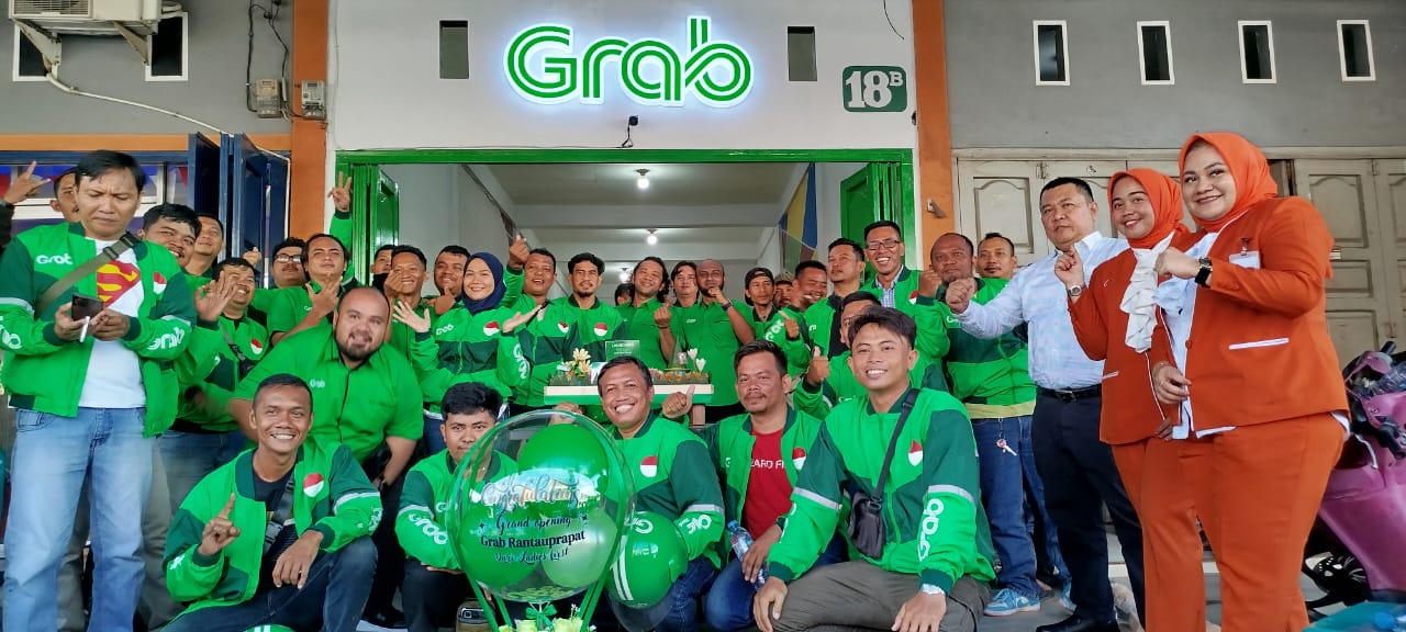 Peluncuran kehadiran jasa Grab di kota Rantauprapat. (FAJAR/SUMUT POS)