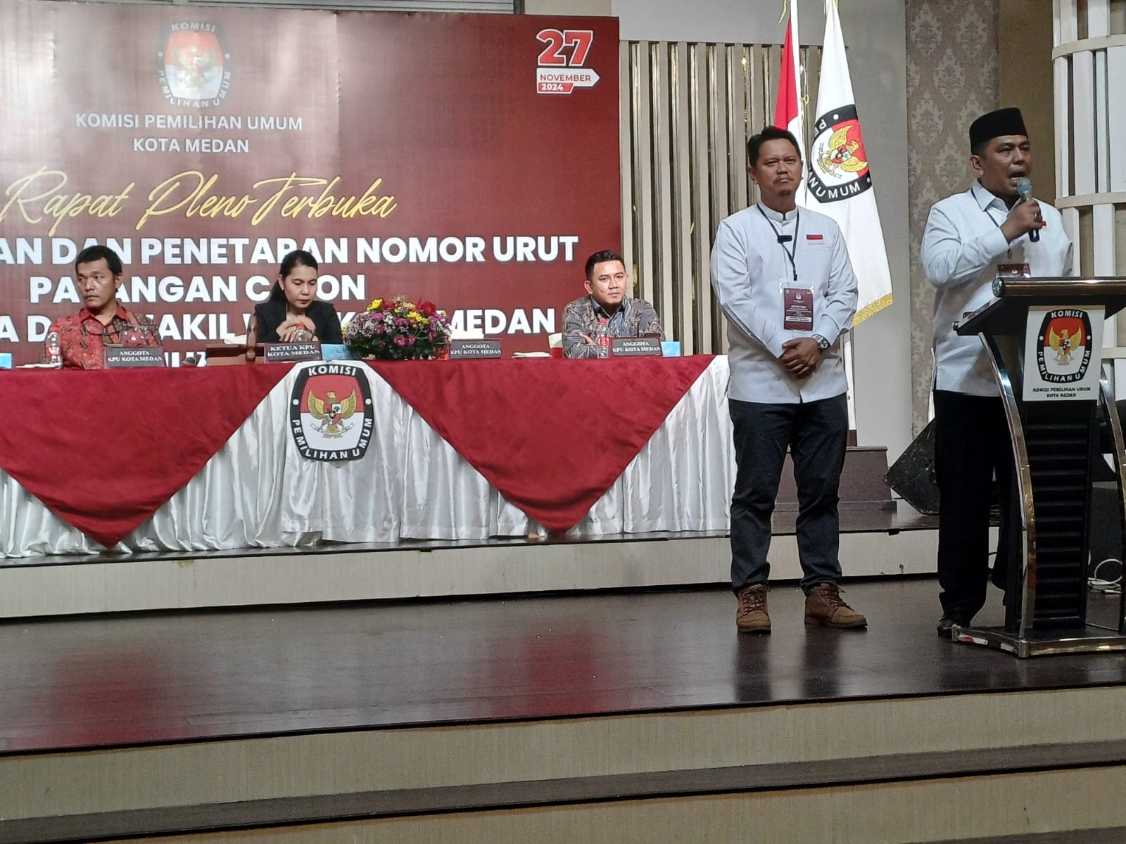 Calon Wali Kota dan Wakil Wali Kota Medan nomor urut 2 l, Prof Ridha Dharmajaya dan Abdul Rani.