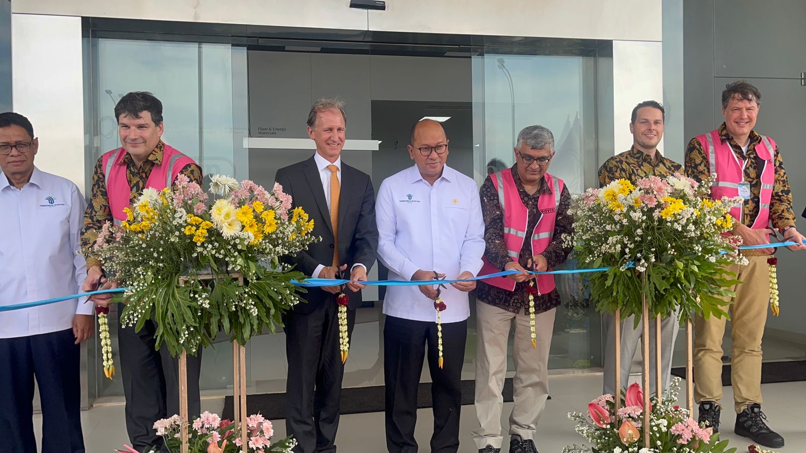 RESMIKAN: Pabrik Wavin diresmikan di Grand Batang City, Indonesia, Kamis (3/10/2024). (Dok Wavin).