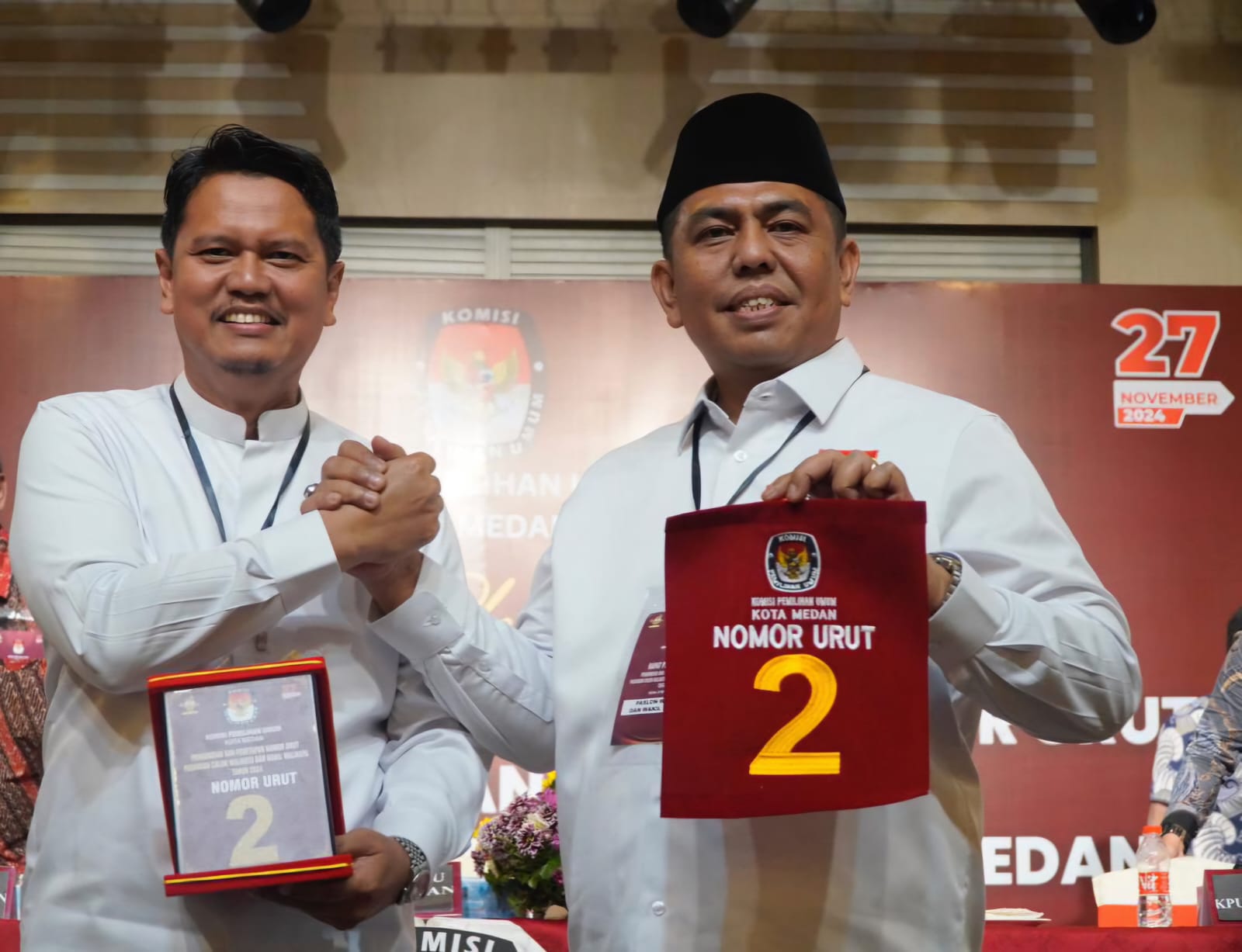 Calon Wali Kota dan Wakil Wali Kota Medan nomor urut 2, Prof Ridha Dharmajaya - Abdul Rani (Ridha-Rani). Dok/Sumut Pos