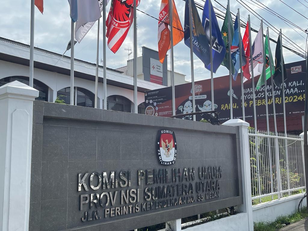 Kantor KPU Sumut.