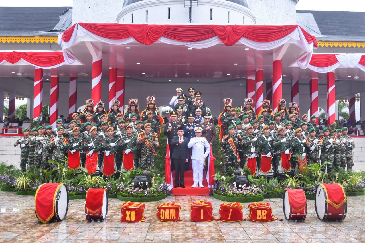 HUT TNI ke 79, di Lapangan Astaka, Jalan William Iskandar/Pancing Medan, Sabtu (5/10). Sumut Pos/Dokumen Pribadi