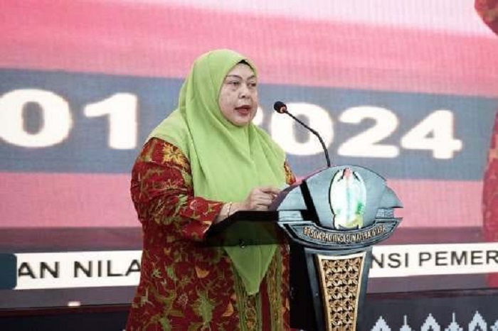 Kepala Badan Kepegawaian Daerah (BKD) Sumatera Utara, Aprilia Siregar.