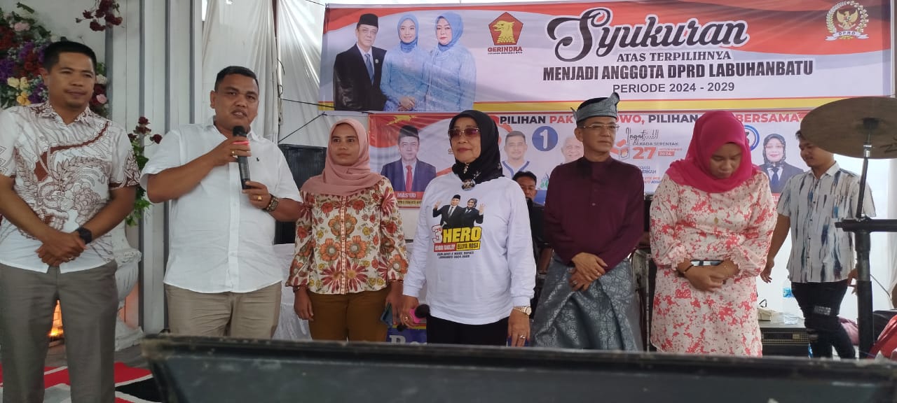HADIRI: HERO Berkunjung ke Labuhan Bilik hadiri syukuran pelantikan Anggota DPRD Labuhanbatu (FAJAR/SUMUT&nbsp;POS)