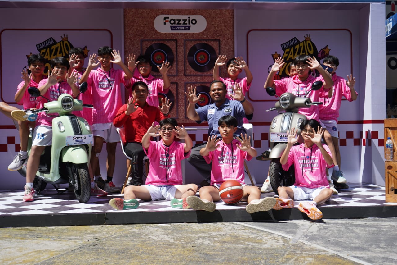 MERIAH: Yamaha Fazzio Youth Festival di Perguruan Ahmad Yani, Binjai sangat meriah. (Alfa Scorpii)
