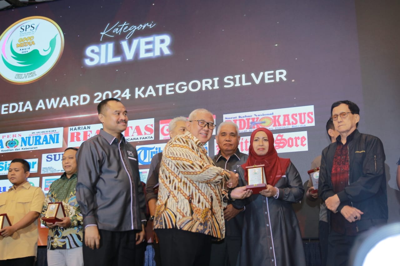 Sumut Pos kembali meraih penghargaan Good Media 2024 dari Serikat Perusahaan Pers (SPS) Sumatera Utara. Penghargaan diberikan pada acara Awarding Night SPS Sumut 2024.