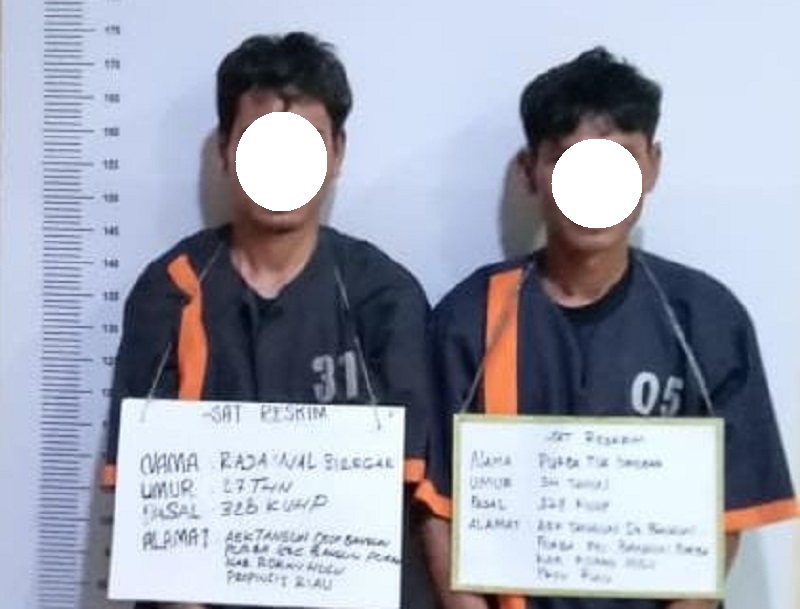 DIAMANKAN: Tersangka sindikat penculikan yang berhasil diamankan polisi. Sumut Pos/Dokumen&nbsp;Pribadi