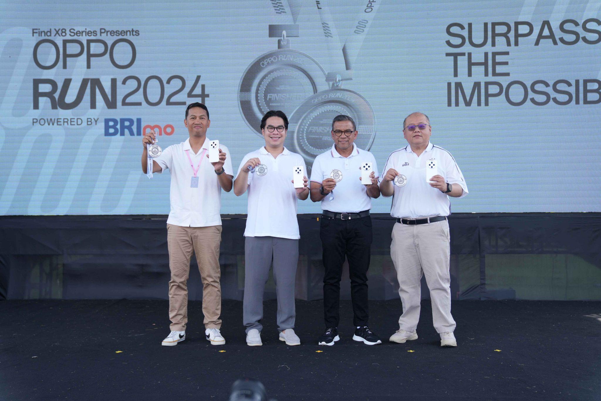 Didukung BRImo, OPPO Indonesia resmi menggelar OPPO RUN 2024 yang sekaligus menjadi bagian dari peluncuran OPPO&nbsp;Find&nbsp;X8&nbsp;Series.