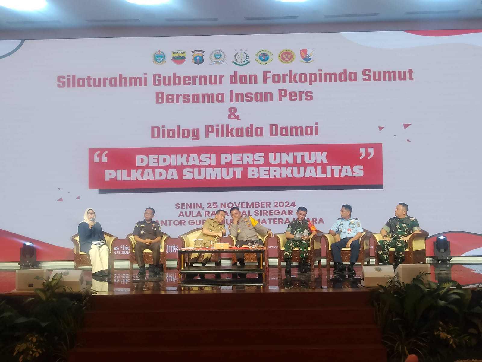 BERJANJI: Kapoldasu  Irjen Pol Whisnu Hermawan Febrianto S.I.K MH berjanji akan menindak personel yang  melakukan cawe-cawe terhadap salah seorang paslon Kepala Daerah di Pilkada  2024. FOTO: ISTIMEWA
