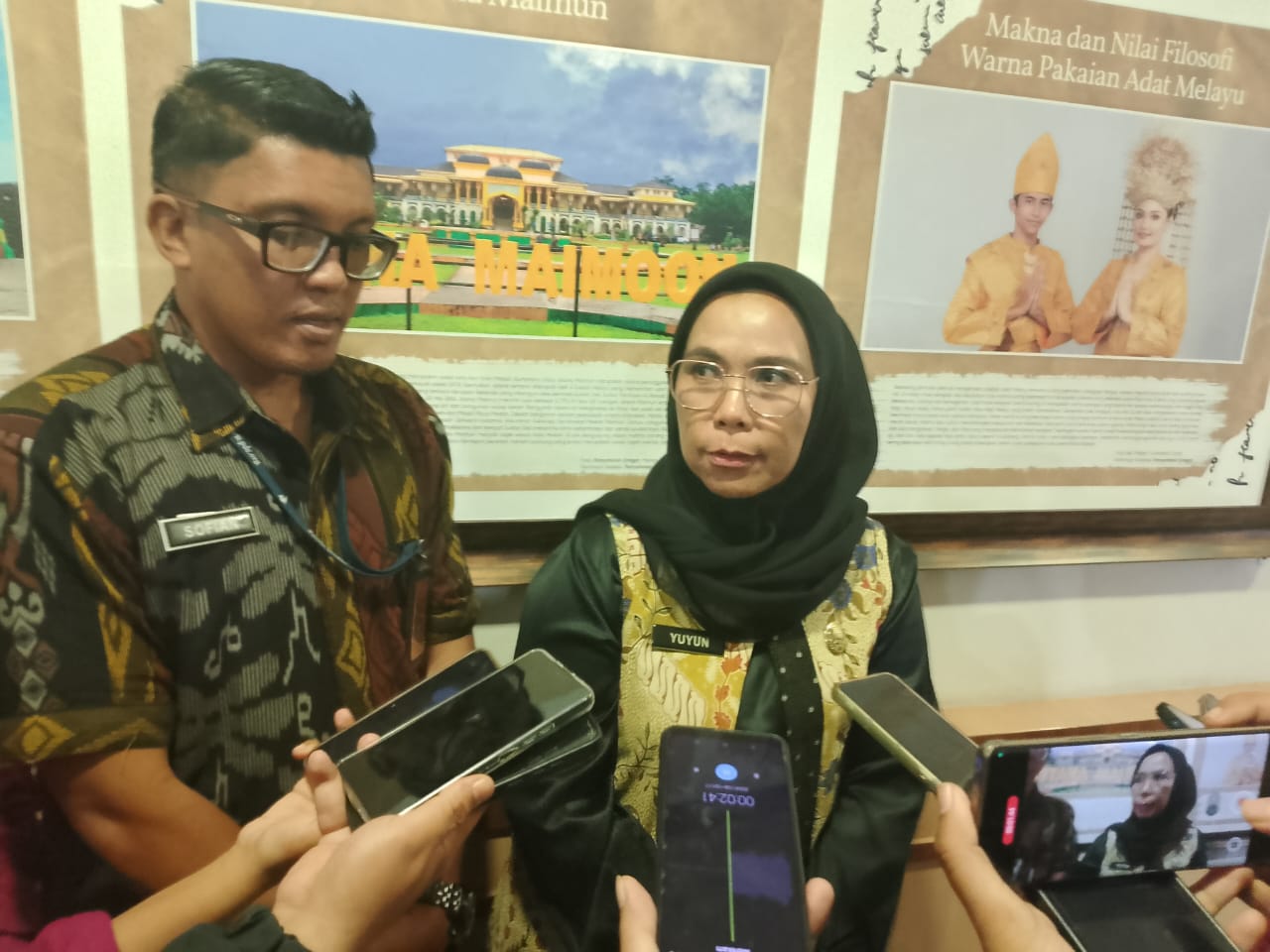 Kepala Bidang (Kabid) Penanganan, Peralatan dan Logistik BPBD Sumut, Sri Wahyuni Pancasilawati.  IKHSAN/SUMUT&nbsp;POS