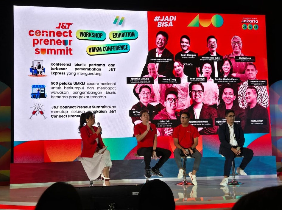 UMKM: J&T Ekspres gelar J&T Connect Preneur Summit undang 500 UMKM secara Nasional. (FOTO: ISTIMEWA/SUMUT&nbsp;POS)