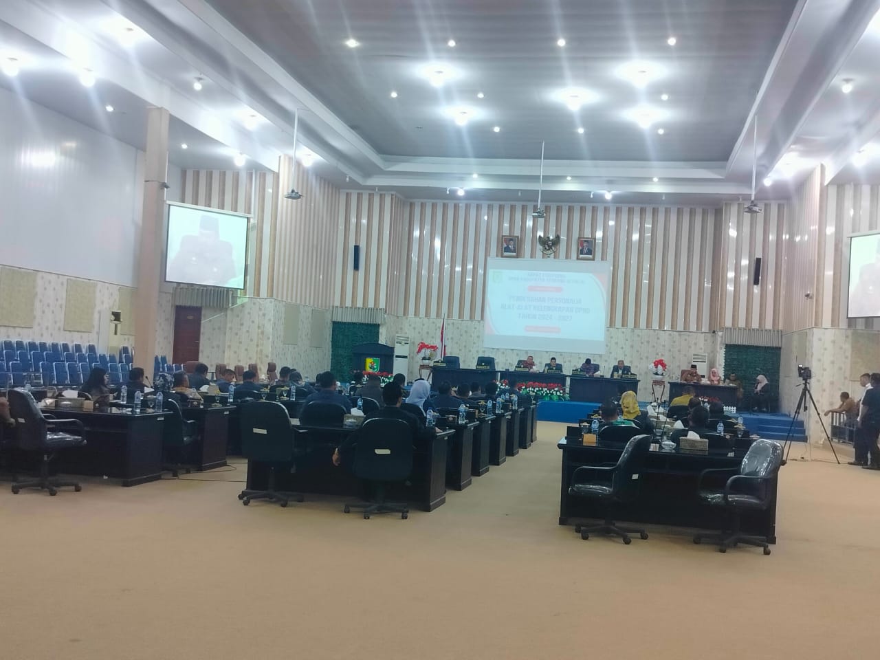 PEMILIHAN:  Rapat pemilihan pimpinan dan anggota Alat Kelengkapan Dewan DPRD Kabupaten Serdang Bedagai periode 2024-2027. ( FADLY/SUMUT&nbsp;POS)