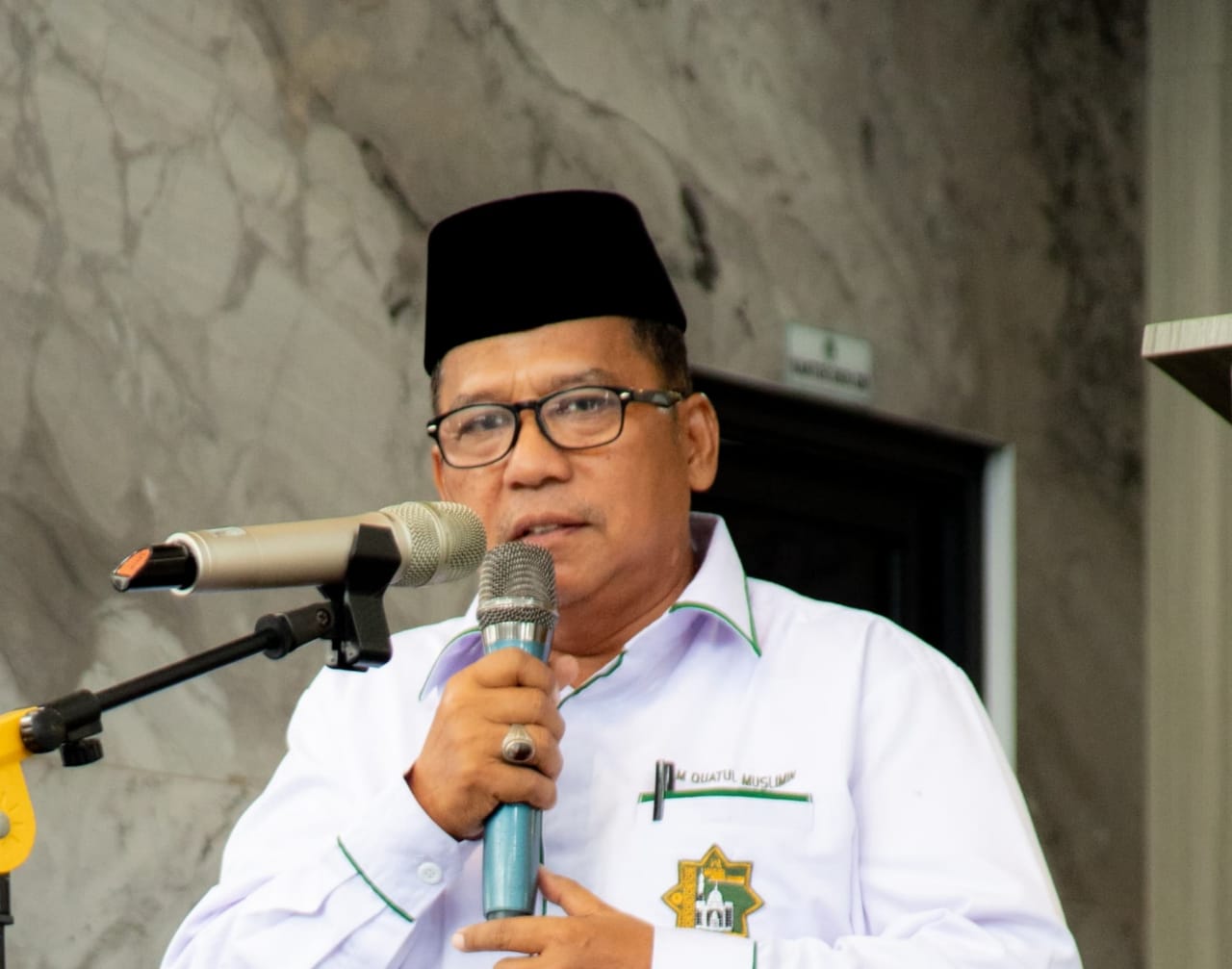 Ketua BKM Quatul Muslimin Drs Rivai Nasution&nbsp;MM.