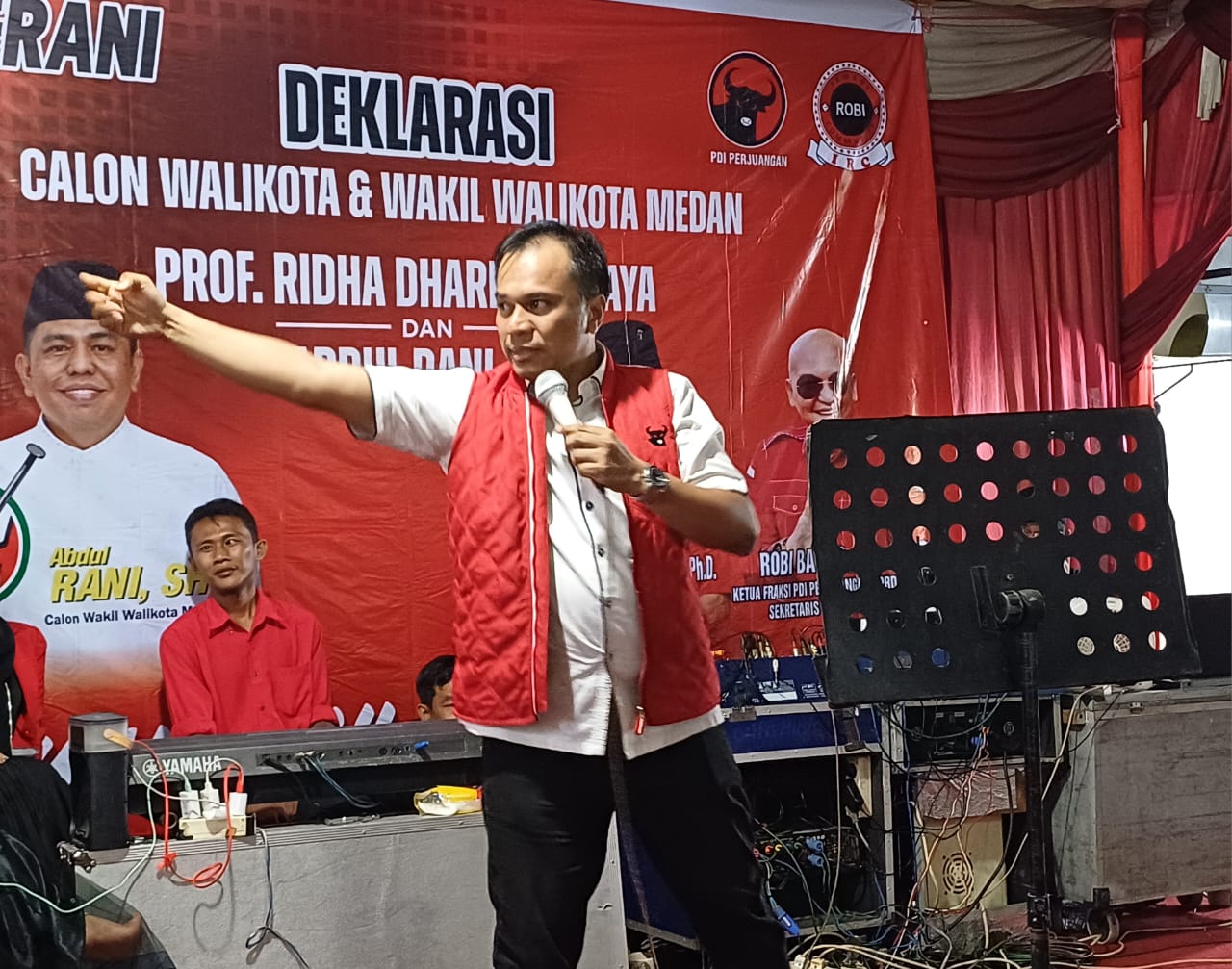 Bendahara DPC PDIP Kota Medan, Boydo H.K Panjaitan.