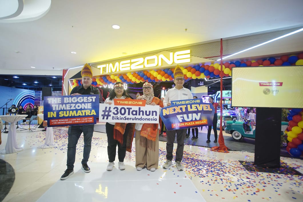 Grand Opening Timezone Sun Plaza Medan Lantai 4, Sabtu (14/12/2024). (Ist)