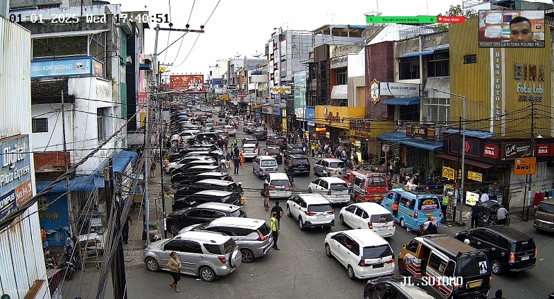 SUASANA:  Suasana dan kondisi jalan raya di sejumlah titik pada 1 Januari 2025. Sumut Pos/Dokumen&nbsp;Pribadi