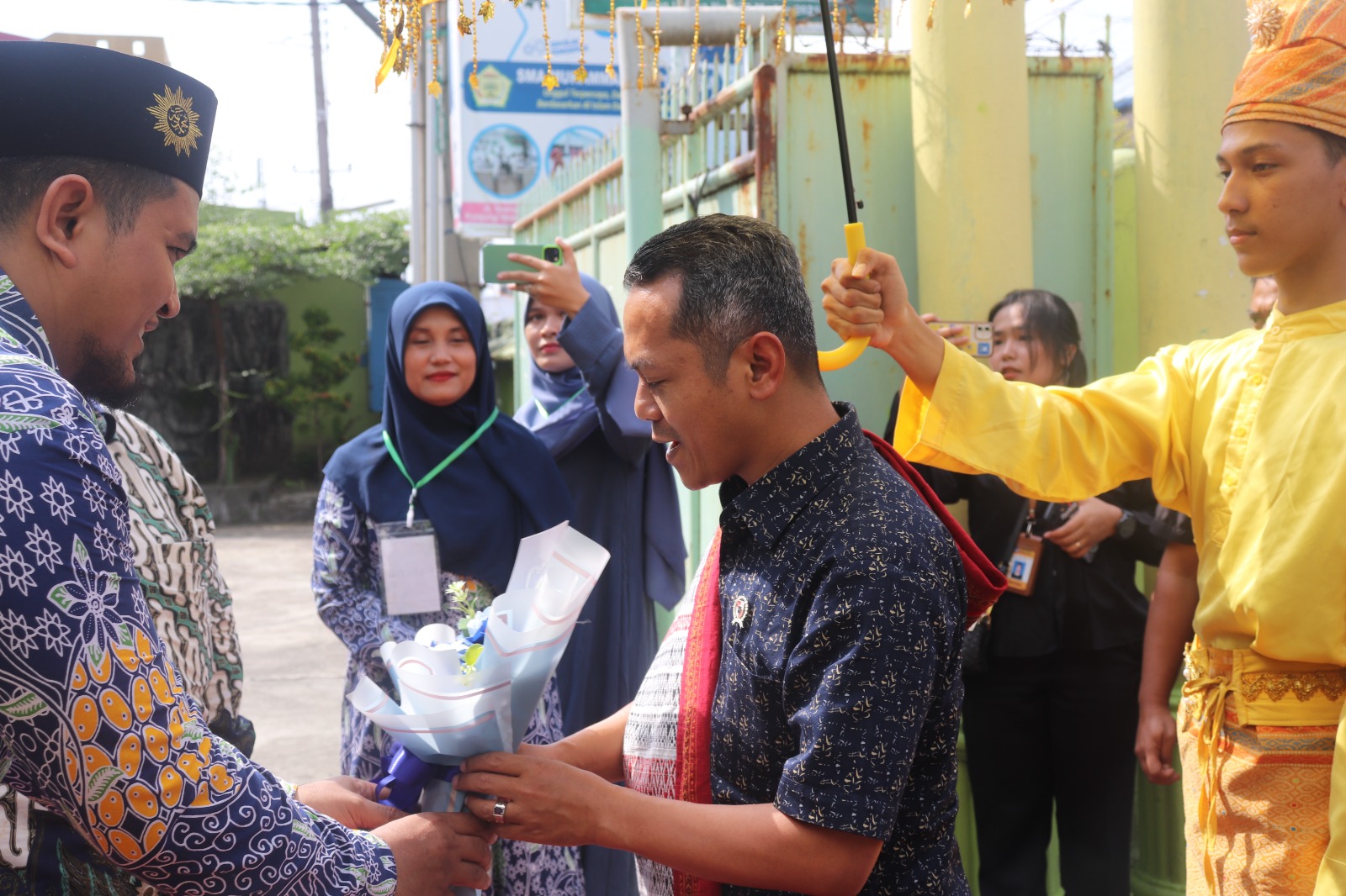 Kunjungan Wamen Pendididikan ke SMA Muhammadiyah 1 Medan.