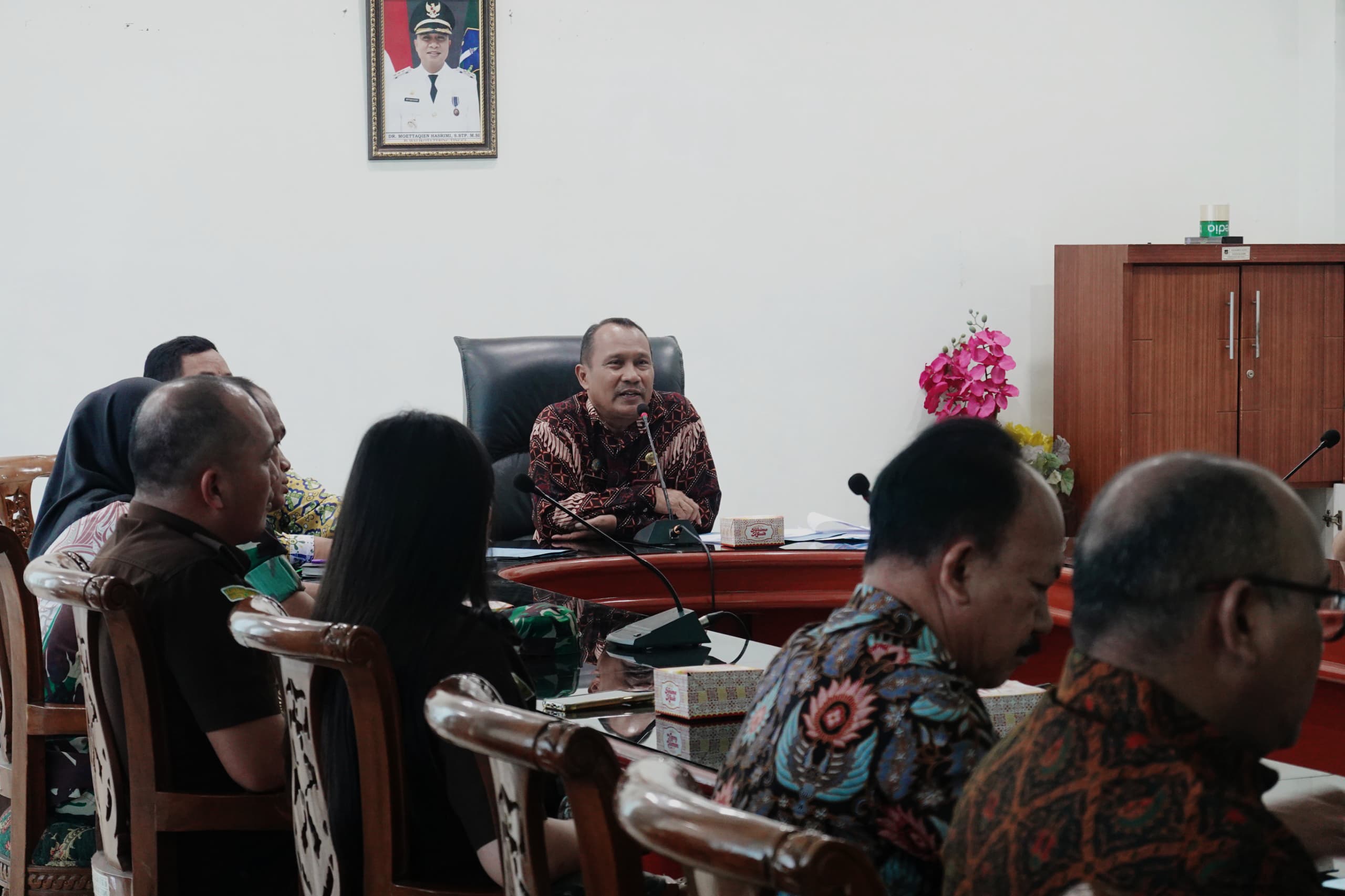 SATGAS : Pemerintah Kota Tebingtinggi melalui Bagian Perekonomian dan SDA Setdako menggelar rapat Satgas Ketahanan Pangan Kota Tebingtinggi. ISTIMEWA/SUMUT&nbsp;POS