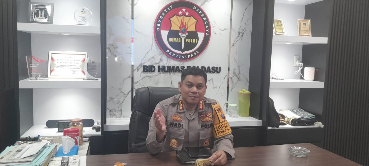 Kabid Humas Polda Sumut, Kombes Pol Hadi Wahyudi. Dewi Syahruni Lubis/Sumut Pos