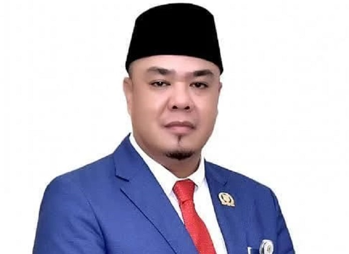 Ketua DPC Gerindra Batubara, Syafrizal yang juga Wakil Bupati Batubara Terpilih. Dok/Liberti&nbsp;H&nbsp;Haloho.
