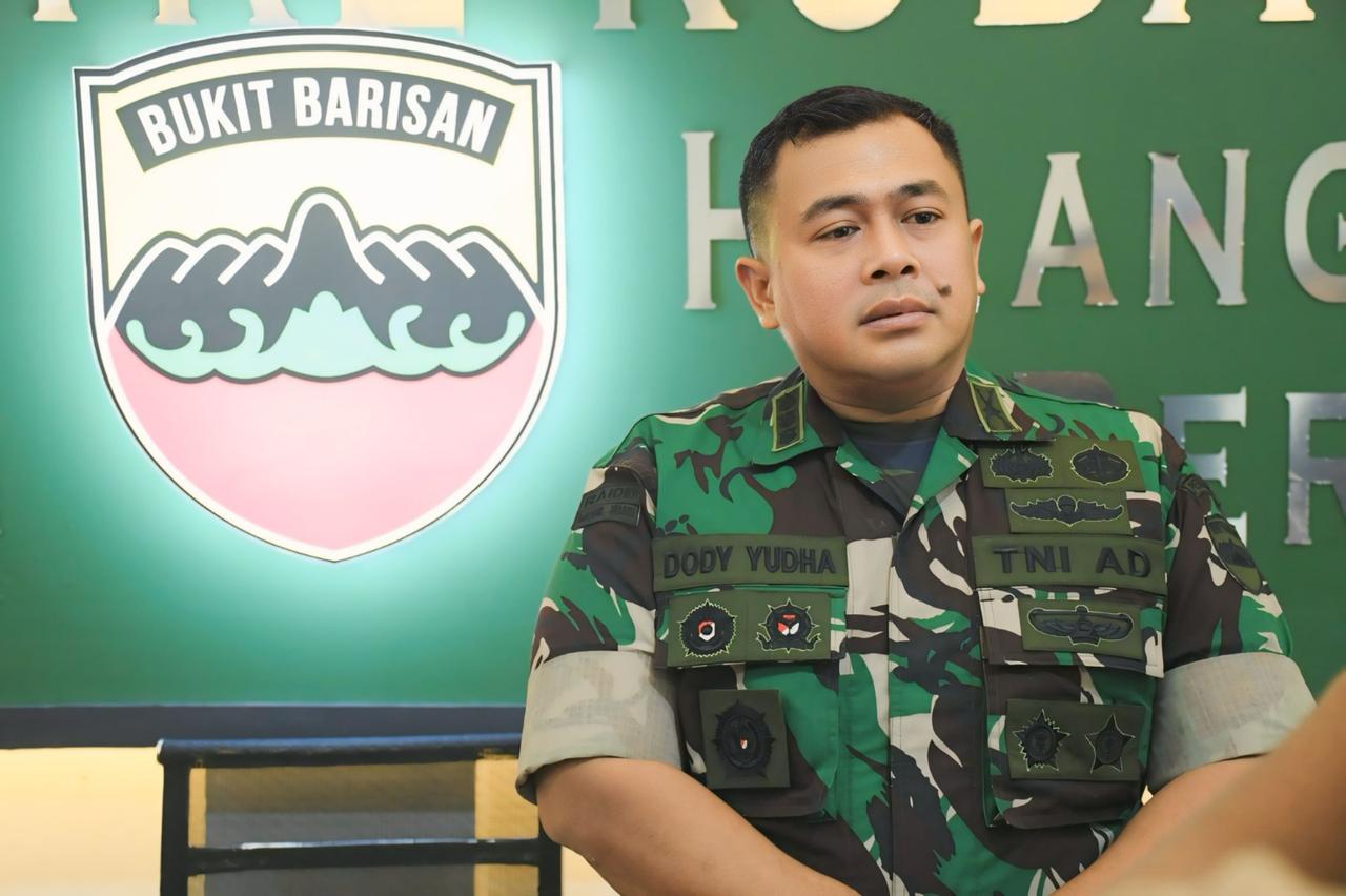 Kapendam I/BB, Kolonel Inf Dody Yudha. Sumut Pos/Dokumen&nbsp;Pribadi.