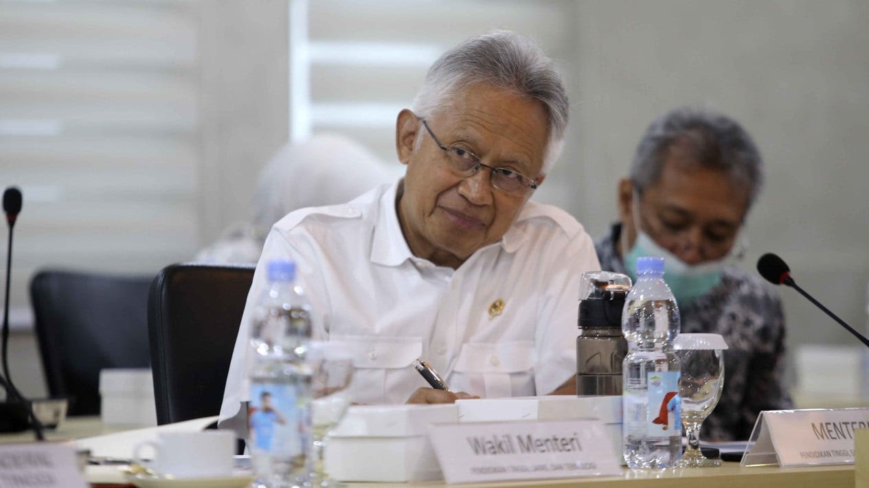 Menteri Pendidikan Tinggi, Sains dan Teknologi (Mendiktisaintek) Satryo Soemantri Brodjonegoro.