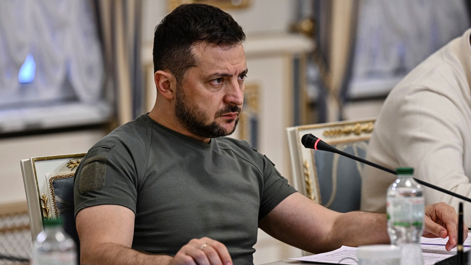 Presiden Ukraina, Volodymyr Zelensky.