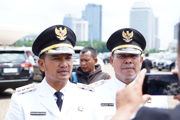 BERSAMA: Wali Kota Tebingtinggi H Iman Irdian Saragih dan Wakil Wali Kota Chairil Mukmin Tambunan. ISTIMEWA/SUMUTPOS.CO