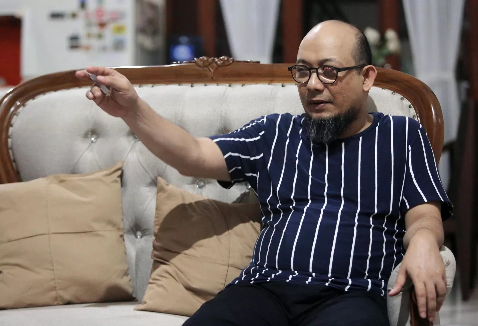 Mantan penyidik KPK, Novel Baswedan. (foto:&nbsp;JAWA&nbsp;POS)