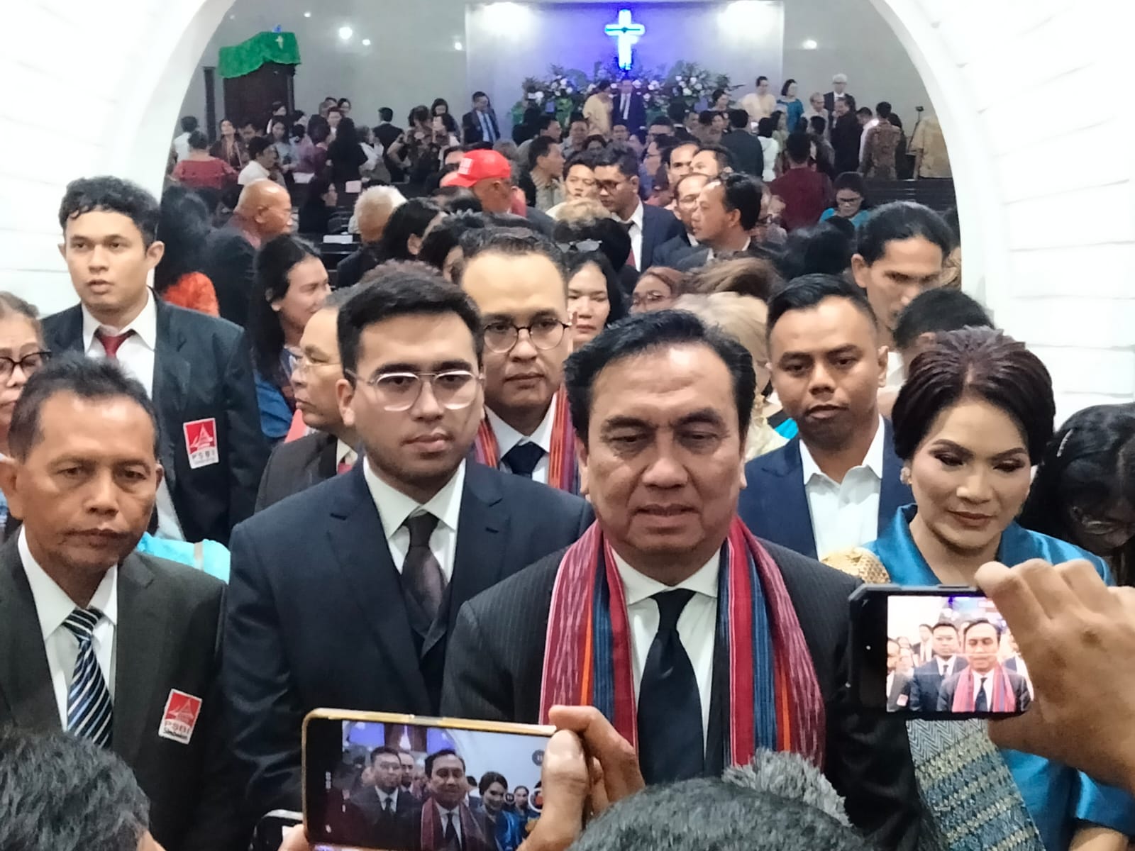 Efendi Simbolon usai di lantik sebagai Ketua Yayasan Universitas HKBP. Nommensen&nbsp;2024-2028.