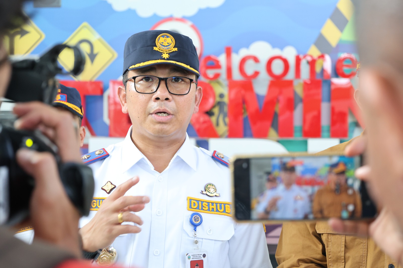 Kepala Dinas Perhubungan Sumut, Agustinus Panjaitan.