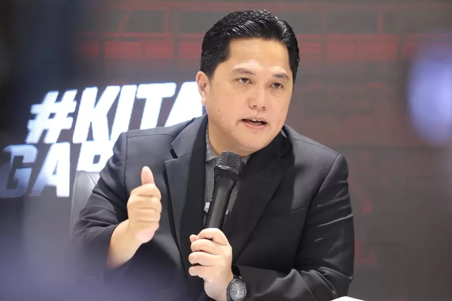 Ketua Umum PSSI Erick Thohir. (foto: JAWA&nbsp;POS)
