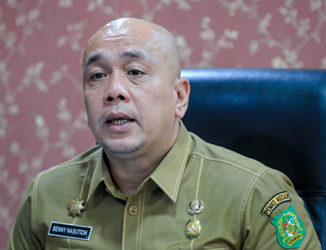 Kadis Koperasi UKM Perindustrian dan Perdagangan Kota Medan, Benny Iskandar&nbsp;Nasution.