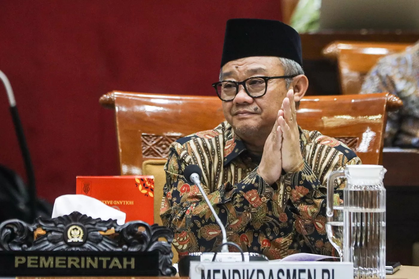 Menteri Pendidikan Dasar dan Menengah (Mendikdasmen) Abdul Mu&rsquo;ti. FOTO: JAWA POS