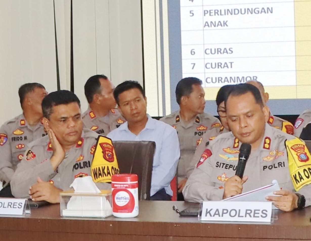 Kapolres Sergai, AKBP Jhon Hery Sitepu. (FADLY/SUMUT&nbsp;POS)