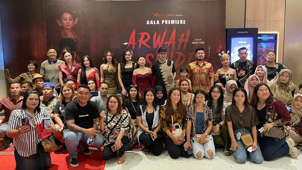 Gala Premiere film Arwah Sinden di Cinepolis Plaza Medan Fair, Kota Medan.