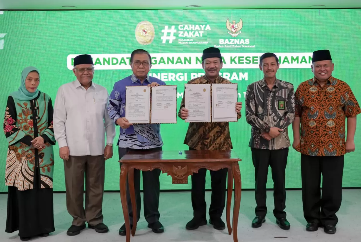 BAZNAS: MoU antara Baznas dengan Ditjen Badilag Mahkamah Agung (MA) di Jakarta, Rabu (12/3). (Humas Baznas)
