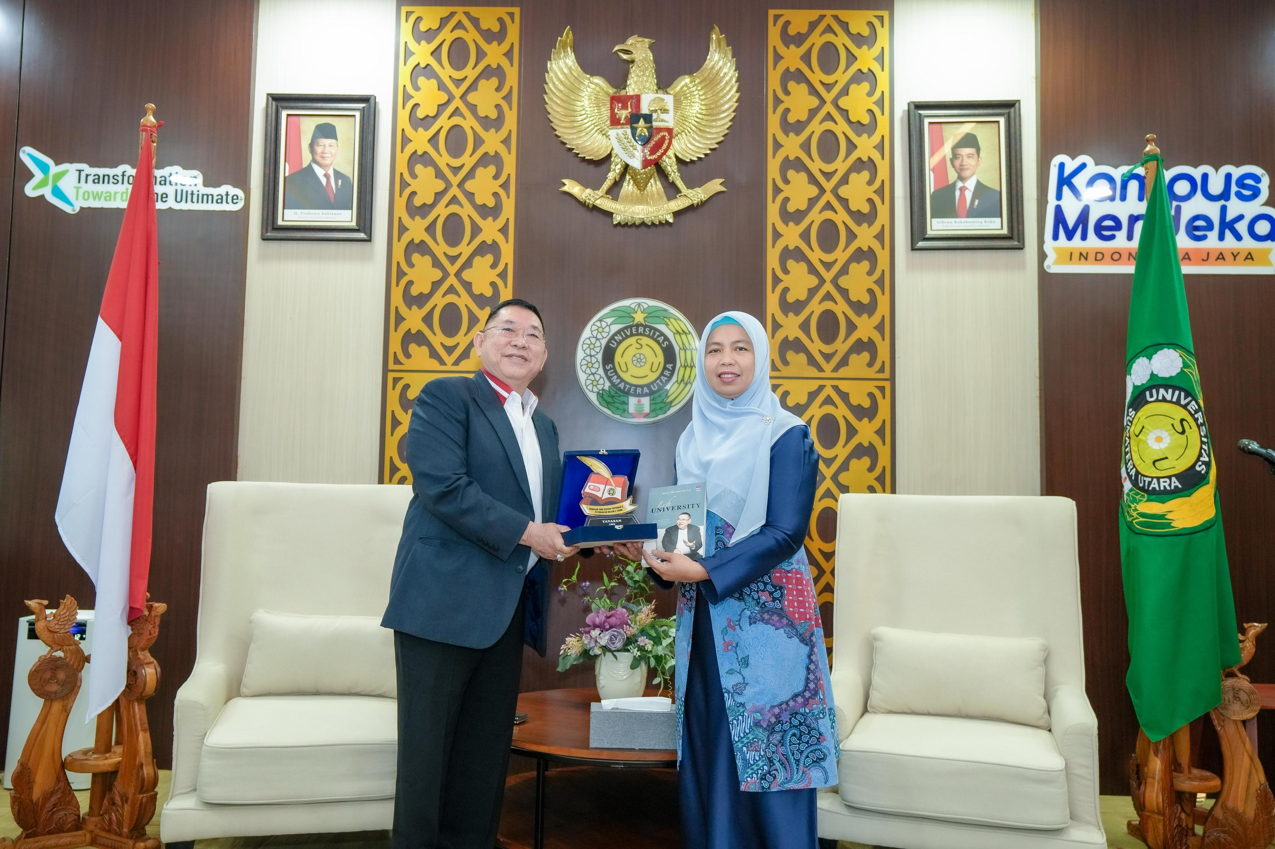 Yayasan JHL Merah Putih Kasih (JHL Foundation) jalin kerja sama dengan USU.