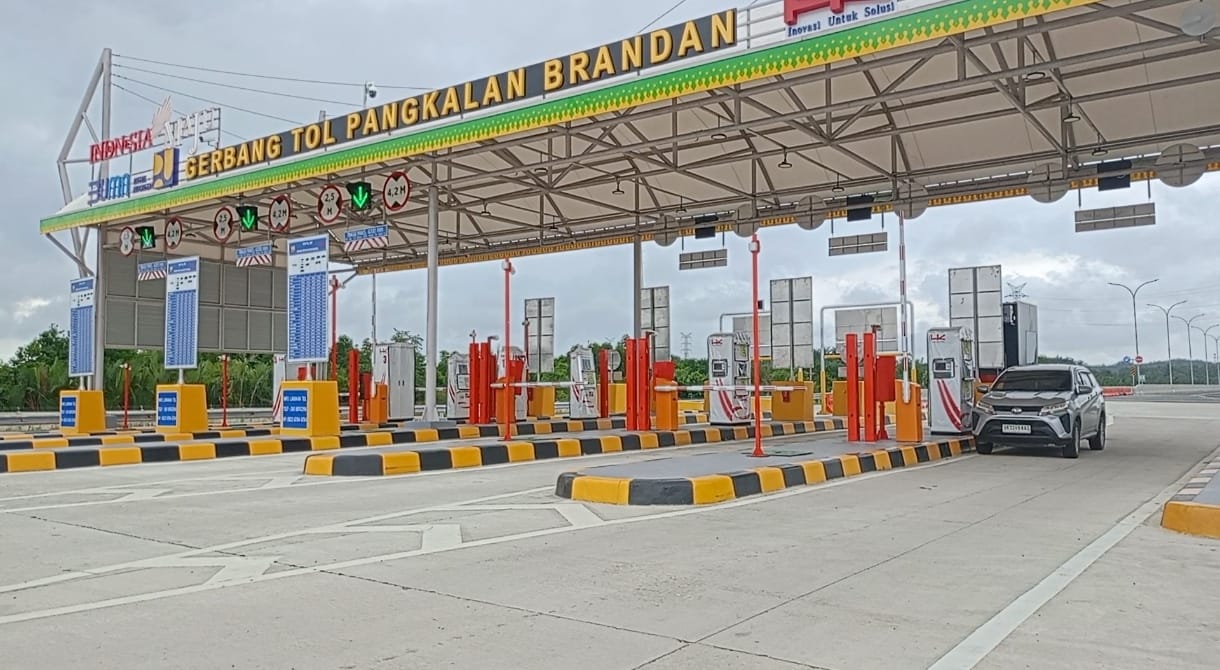 Gerbang Tol Pangkalanbrandan. Istimewa/Sumut Pos
