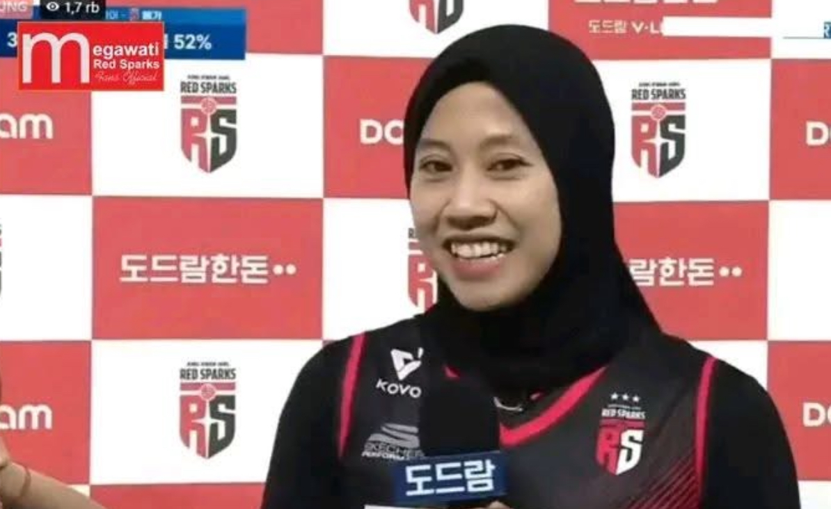 Pemain Red Spark, Megawati Pertiwi. (Dok: youtube).