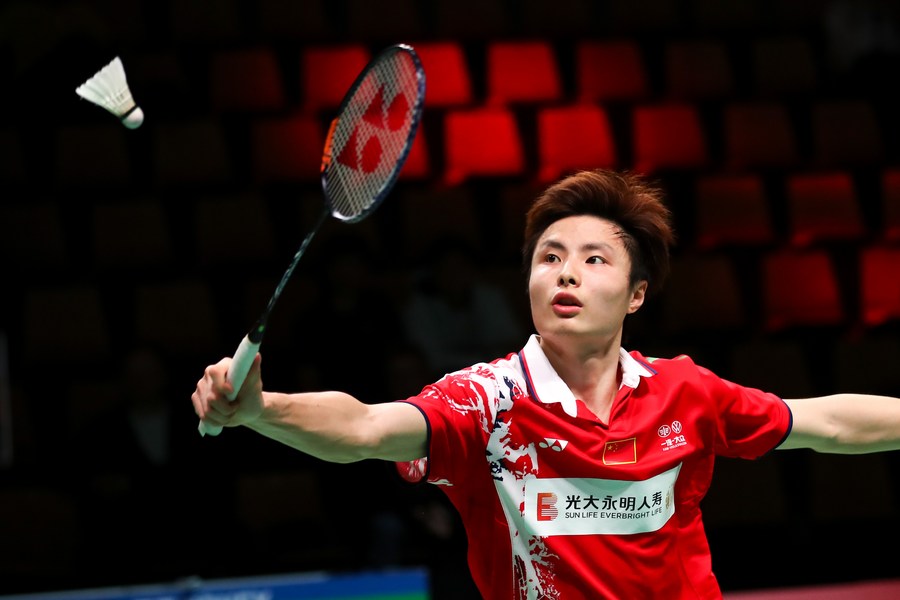 Tunggal Putra China, Shi Yuqi. (Dok: xinhua)