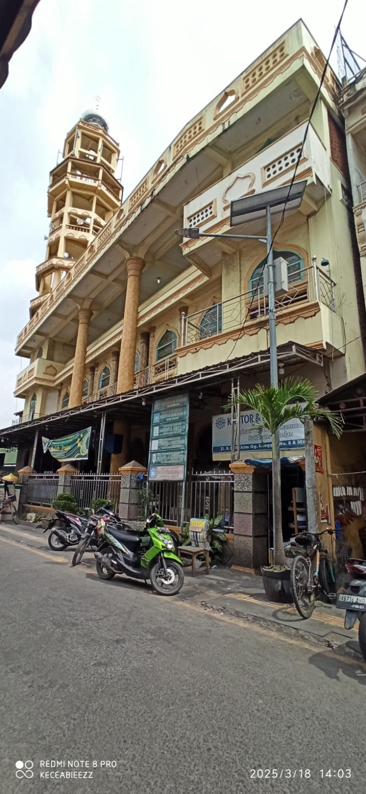 Masjid Jami&rsquo; Taqwa Muhammadiyah, Jalan AR Hakim, Gang Langgar No 8 Medan. FOTO: Julika/Sumut Pos
