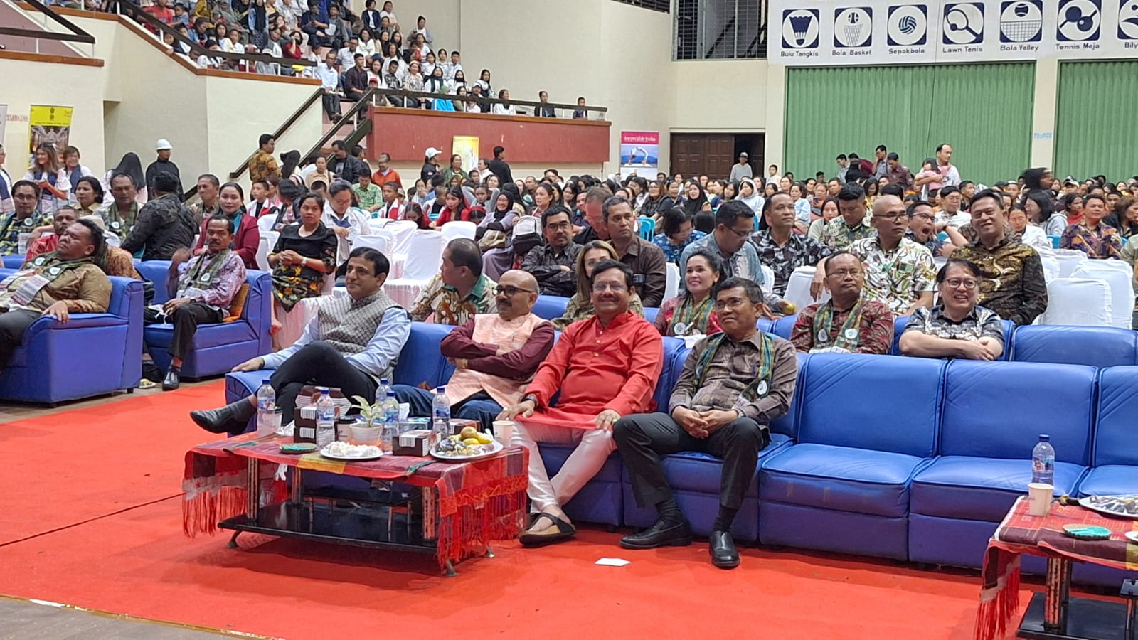 Konsulat Jenderal India di Medan bekerja sama dengan Toba Pulp Lestari menggelar Festival Film India di Graha Toba Pulp Lestari, Danau Toba, Sumatera Utara pada 21 Maret 2025.