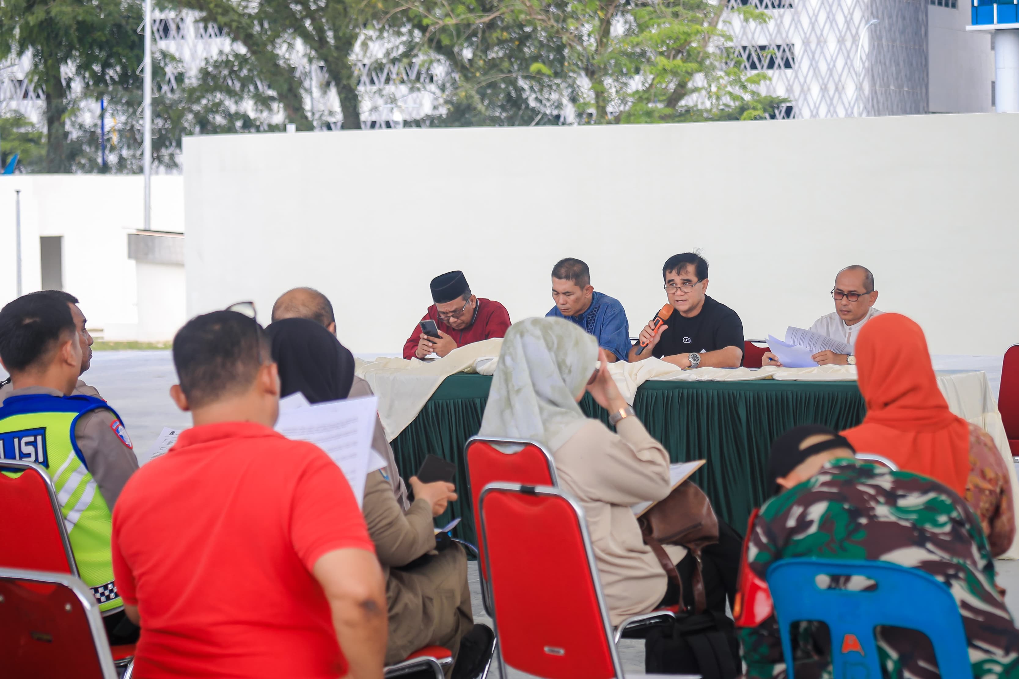RAKOR: Pemko Medan menggelar rakor pelaksanaan salat idulfitri yang akan digelar di Lapangan Merdeka Medan. ISTIMEWA/SUMUT POS