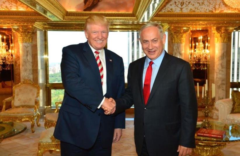 Presiden Amerika Serikat (AS) Donald Trump dan Perdana Mentri Israel Benyamin Netanyu