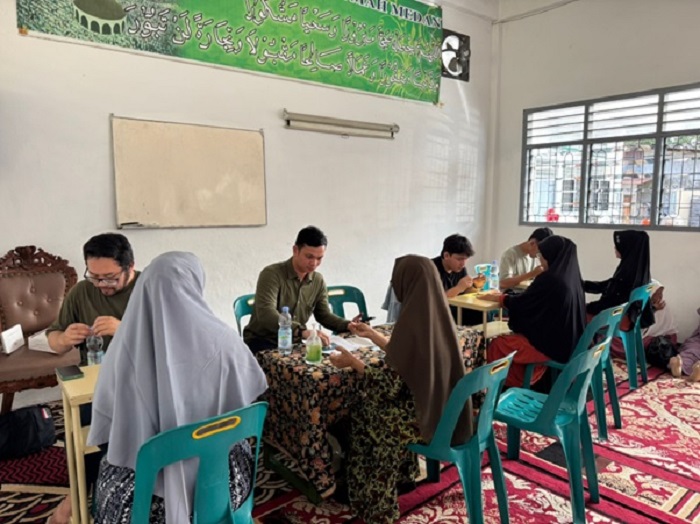 PELUNASAN: Proses pelunasan Bipih oleh calon jamaah haji di Kabupaten/Kota. (Ist)