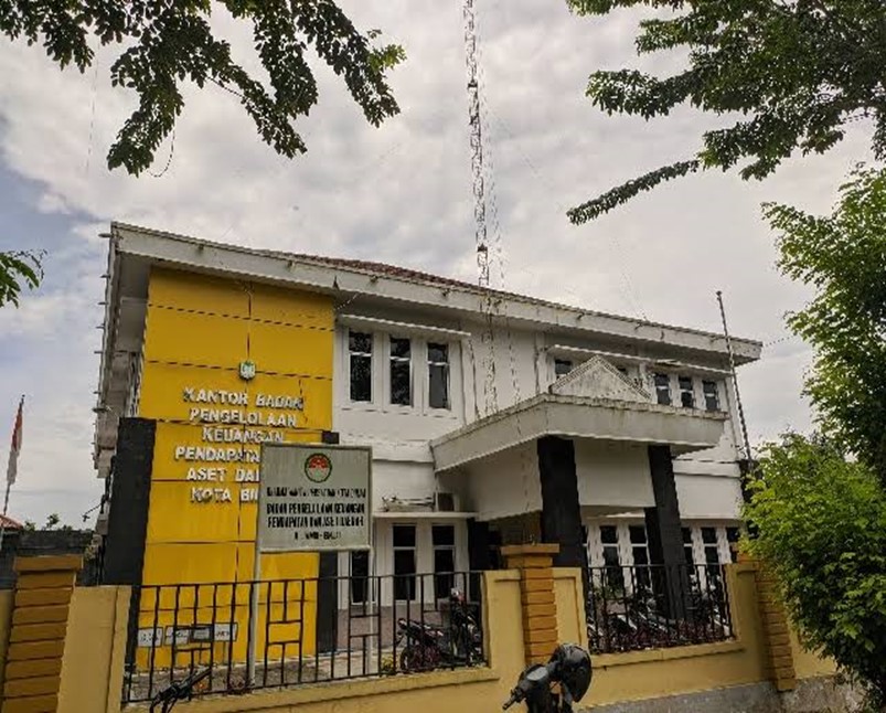 DIDATANGI: Kantor BPKPAD Binjai di Jalan Jambi, Binjai Selatan yang didatangi tim penyelidik dari Kejati Sumut. Istimewa/Sumut Pos